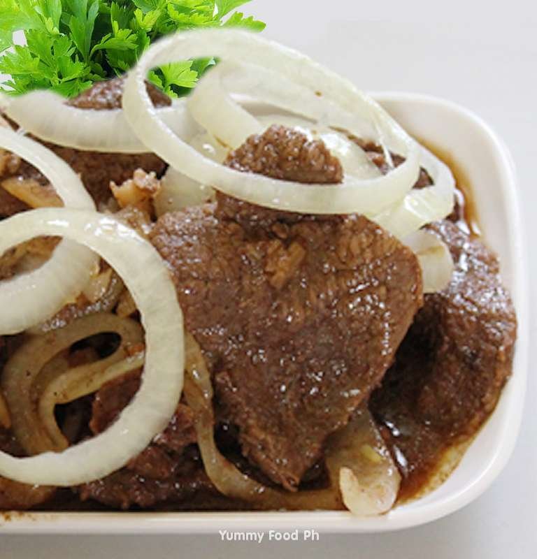 Beef Steak Bistek Tagalog Recipe - Yummy Food Ph