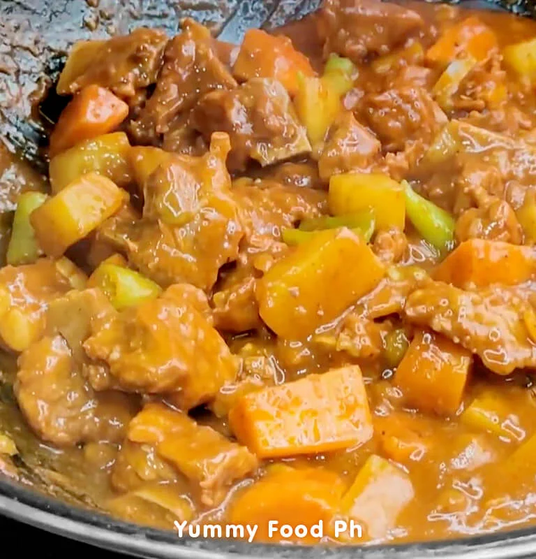 pork caldereta recipe kalderetang baboy recipe
