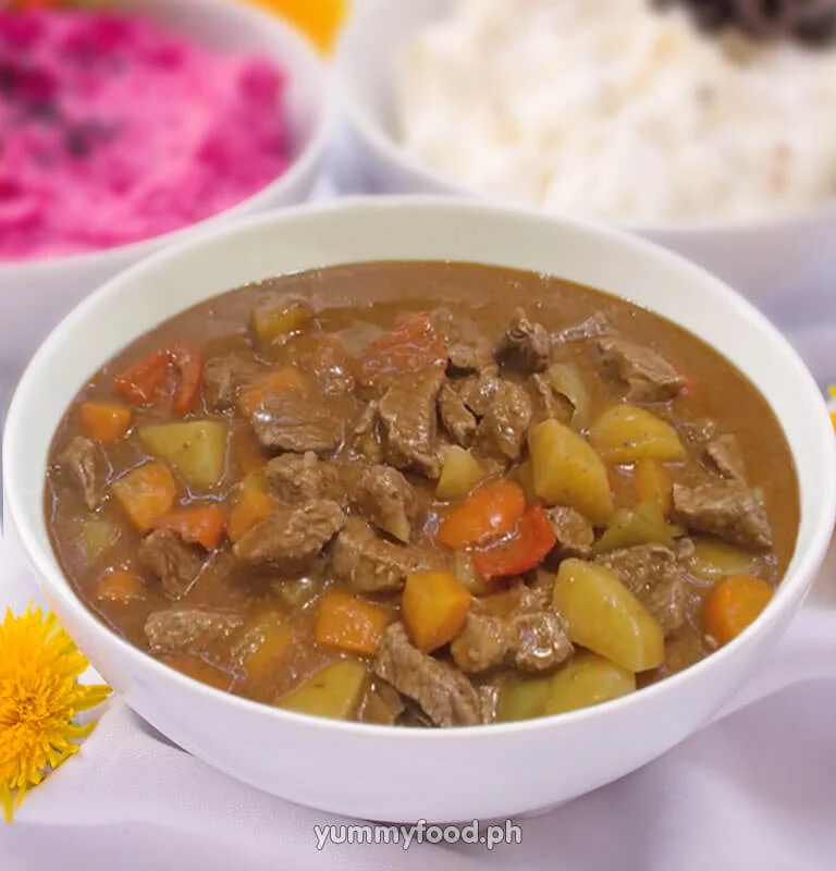 kalderetang baka recipe