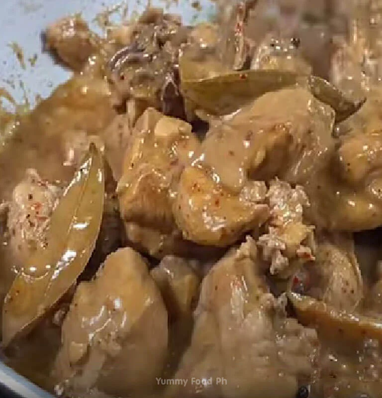 adobong manok sa gata