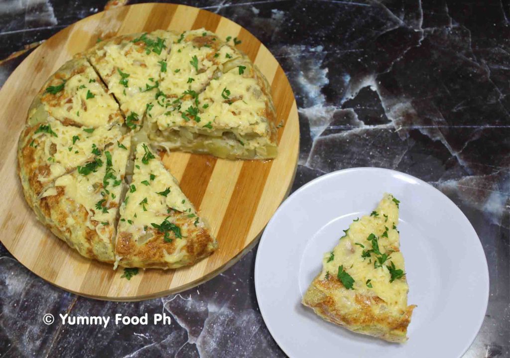 Patatas de Tortilla or spanish tortilla