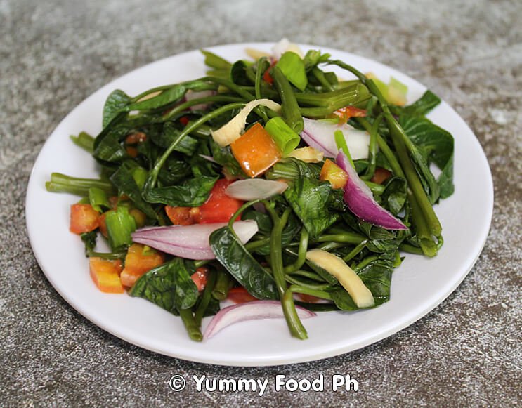 salad kangkong recipe