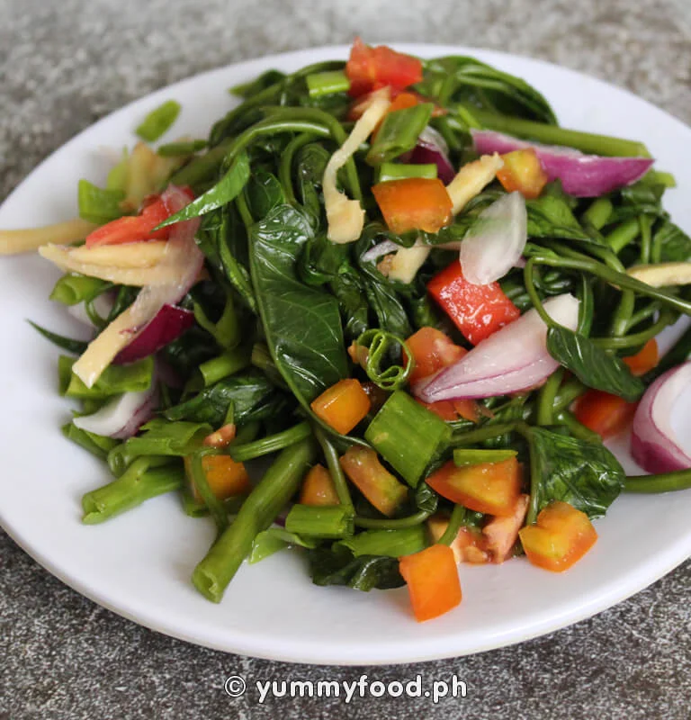 kangkong salad recipe