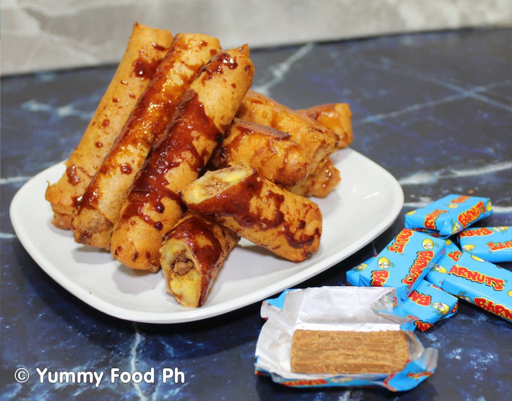 banana turon recipe with barnuts