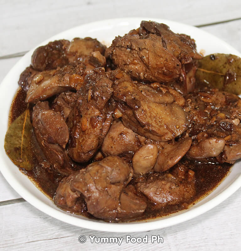 chicken liver adobo recipe