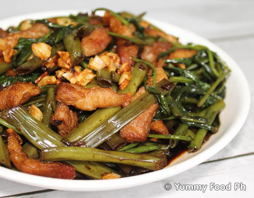 Recipe Kangkong Adobo with Pork