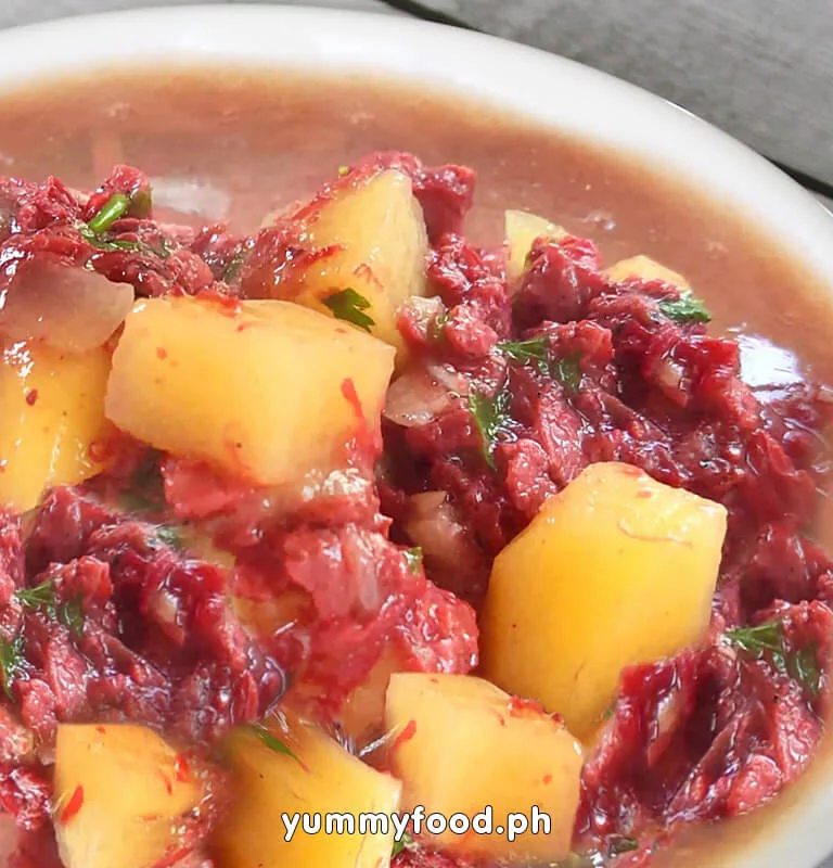 sinabawang corned beef recipe