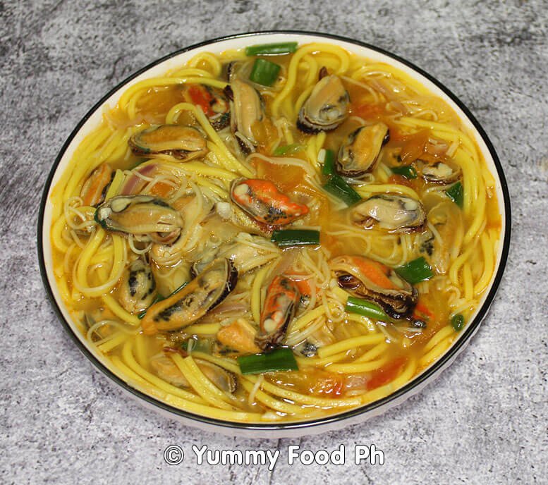 Ginisang Tahong with odong and misua recipe
