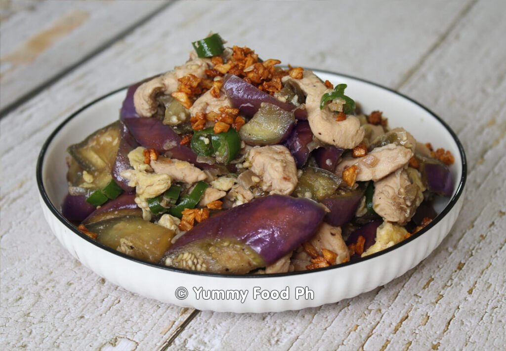 easy sauteed recipe for eggplant and chicken recipe with Egg