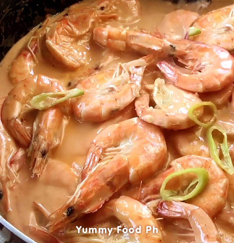 Ginataang Hipon Recipe - Shrimp In Coconut Milk