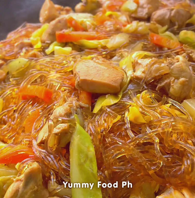 chicken pancit sotanghon guisado recipe