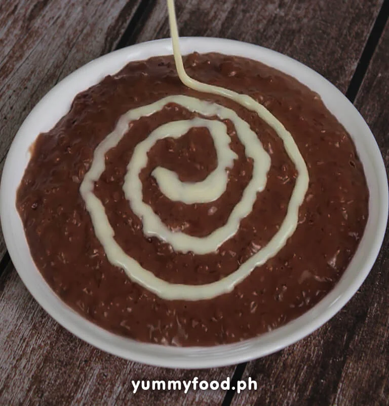 chcolate rice porridge filipino champorado recipe