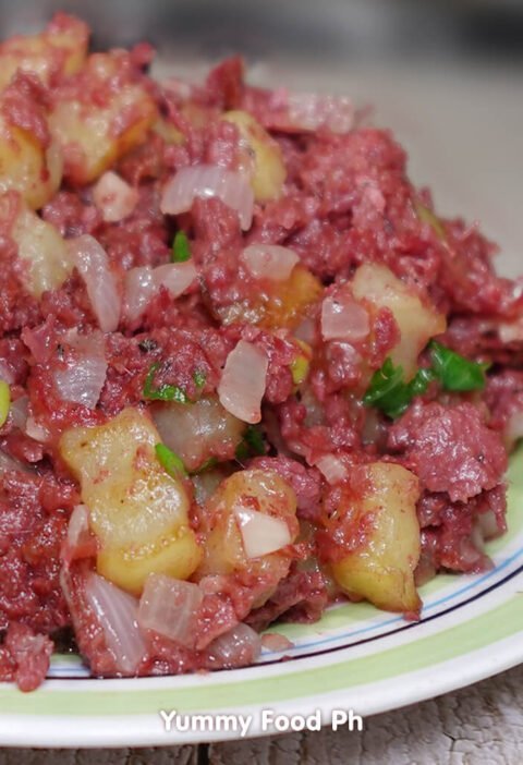 ginisang corned beef at patatas recipe