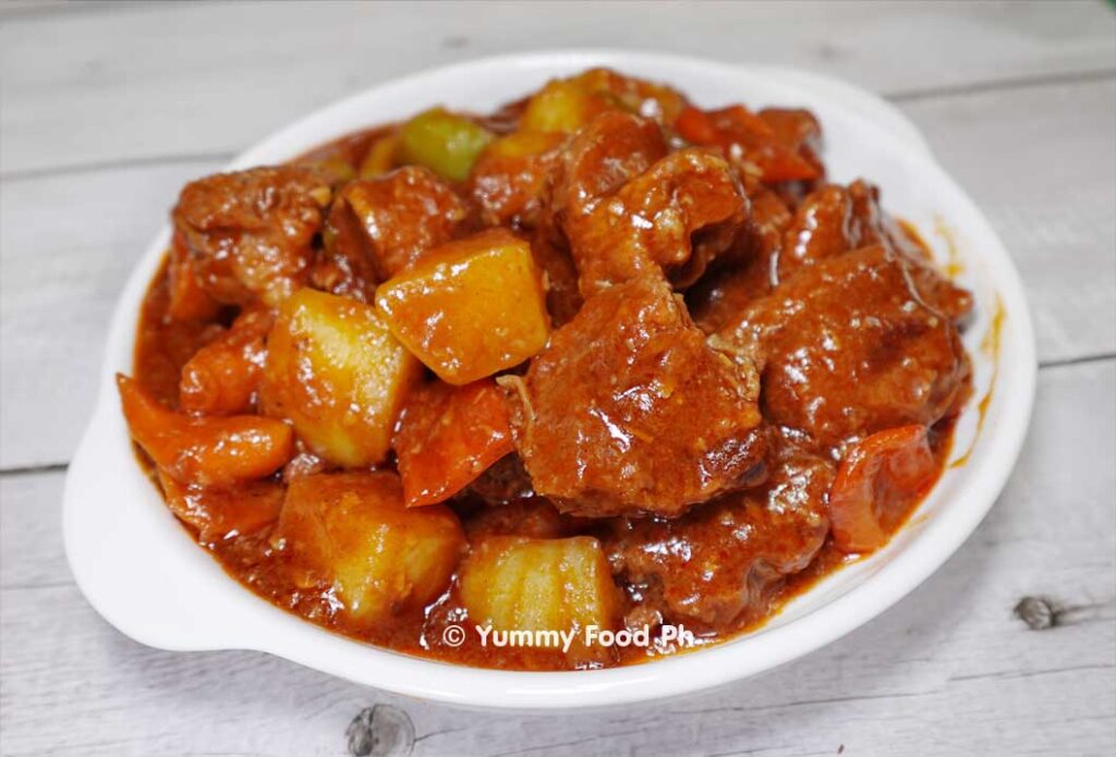 beef afritada recipe afritadang baka