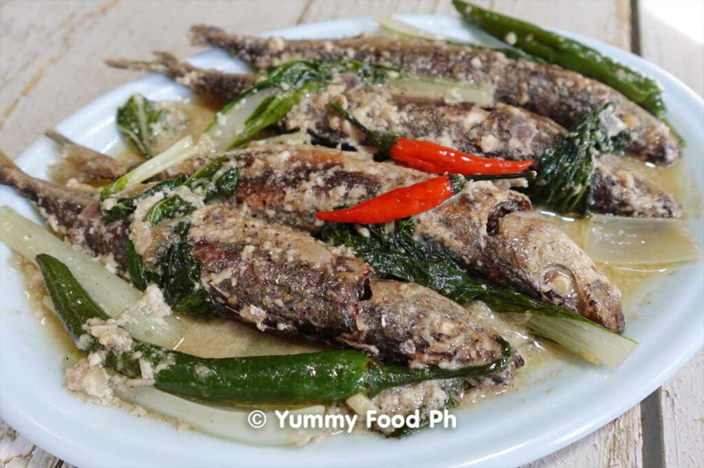 ginataang galunggong recipe