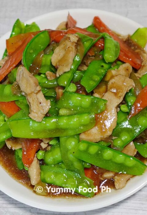 chicken snow peas recipe