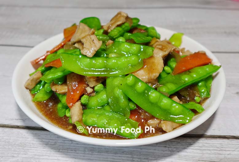 chicken snow peas recipe