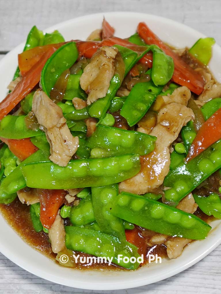 chicken snow peas recipe