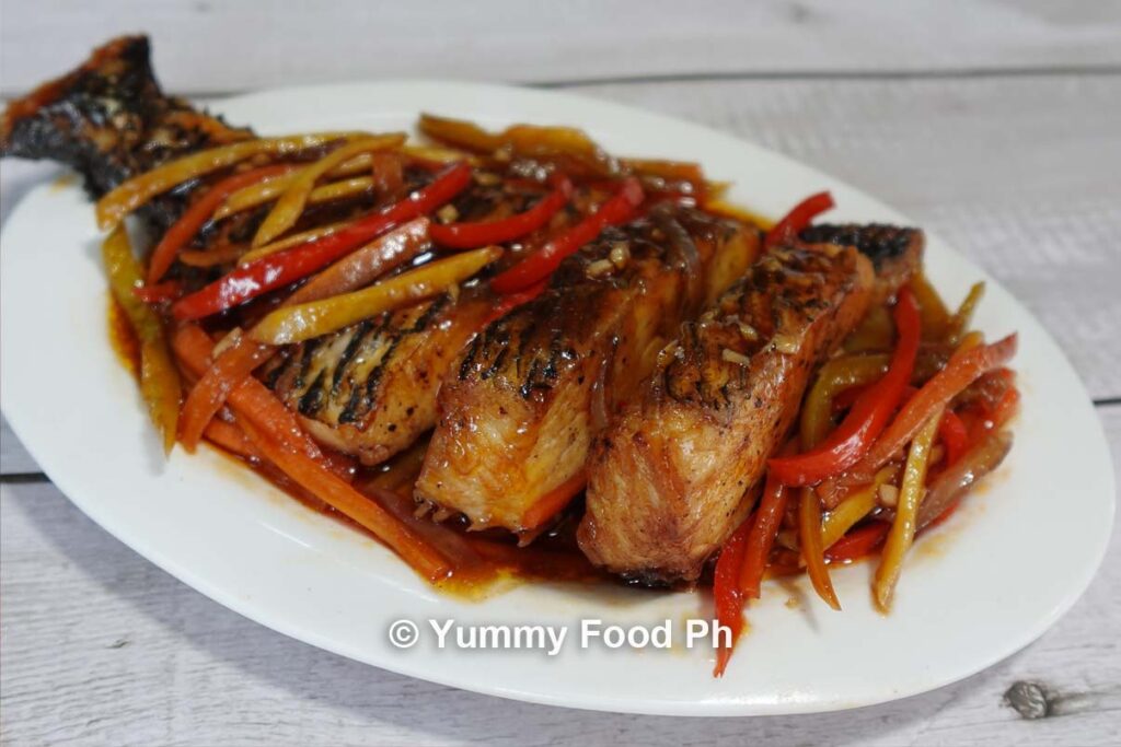 escabecheng isda recipe tanigue mackerel fish