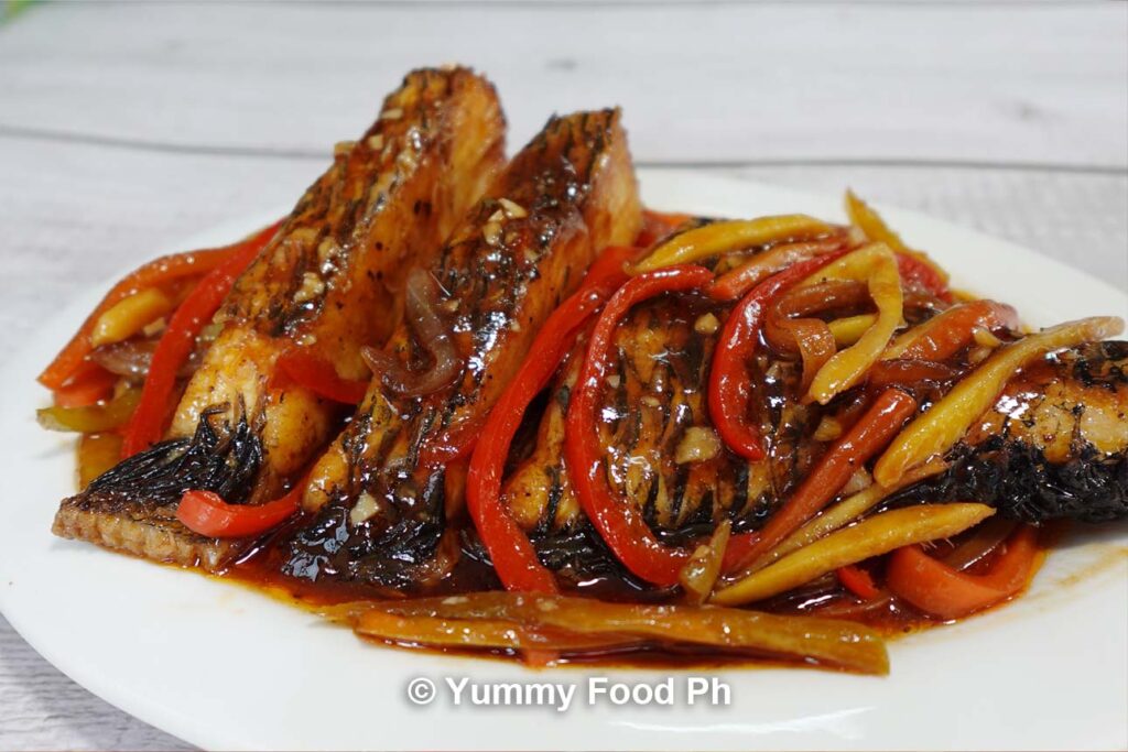 escabecheng isda recipe tanigue mackerel fish