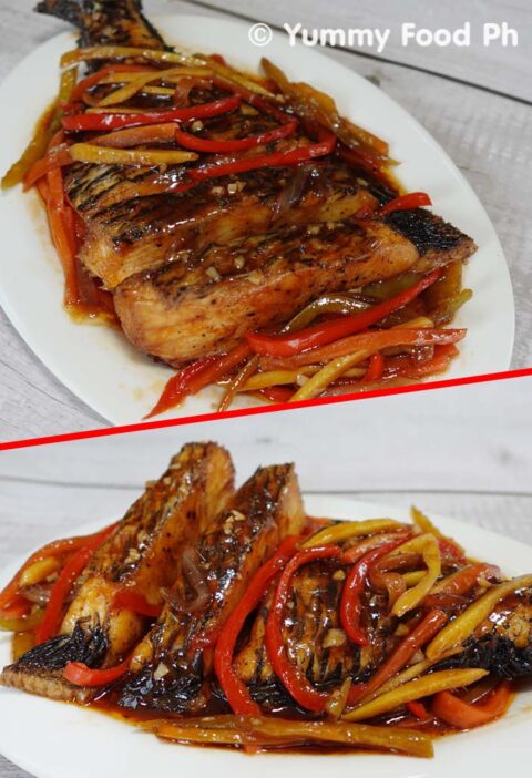 escabecheng isda recipe tanigue mackerel fish