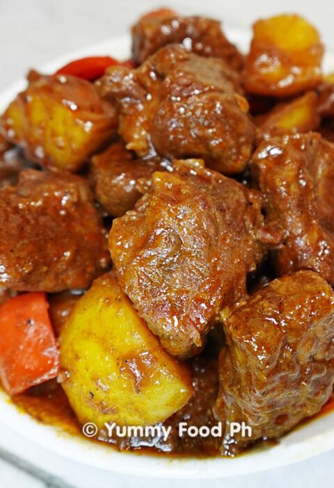beef mechado recipe