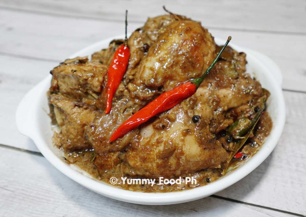 chicken adobo sa gata