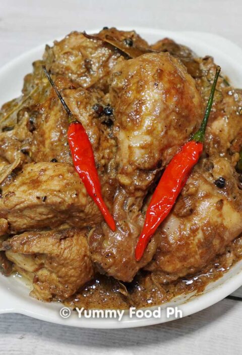 chicken adobo sa gata recipe