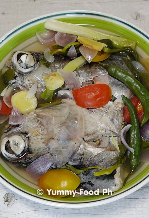 sinabawang ulo ng tuna recipe
